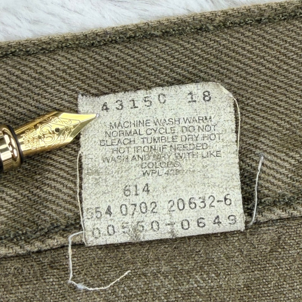 Vintage Levi's 550 Relaxed Fit Jeans Men 38x34 Brown Relaxed Denim Made In Texas - Picture 5 of 16